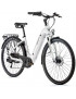 VELO ELECTRIQUE-VAE CITY 28 LEADER FOX INDUKTORA 2022 MIXTE BLANC 7V MOTEUR ROUE AR BAFANG 36V 45Nm BATTERIE 14Ah (18'' - H46cm