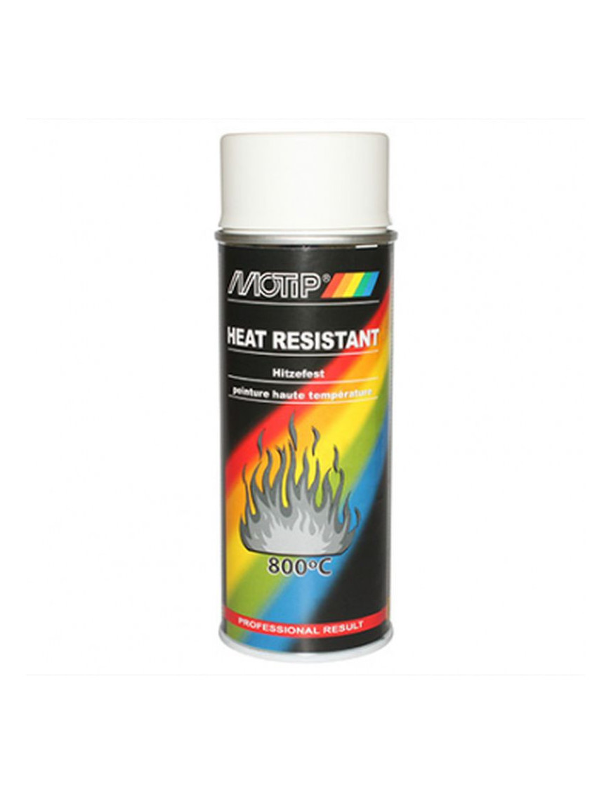 Bombe de peinture motip pro haute temperature blanc spray 400ml (...