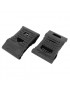CONVERTISSEUR RESINE NOIR POUR PEDALE AUTOMATIQUE EN PEDALE PLATE (PAIRE)