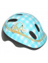 CASQUE VELO ENFANT-BEBE POLISPORT ELEPHANT BLEU-BLANC TAILLE 44-48cm AVEC MOLETTE (VENDU SUR CARTE)