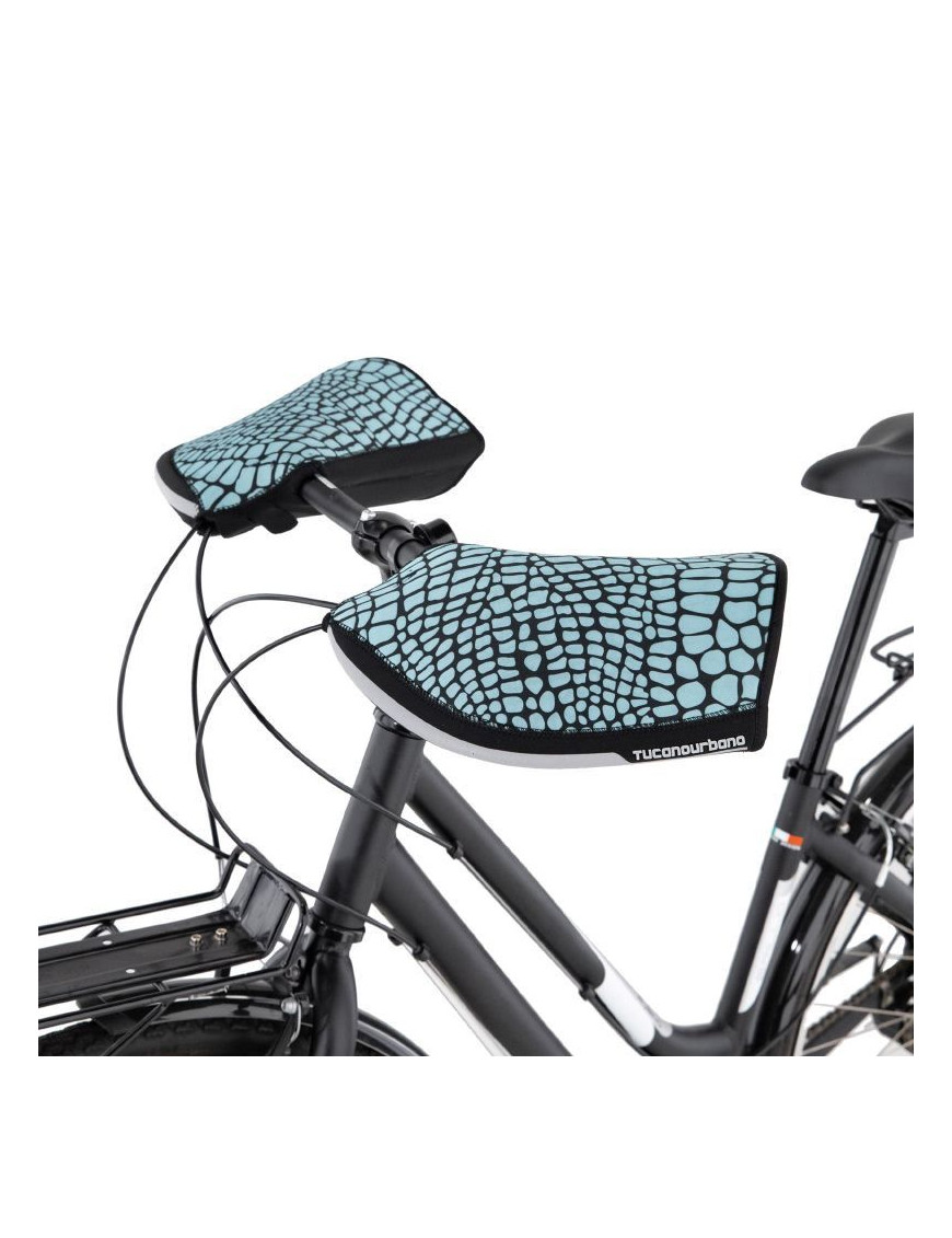 MANCHON-PROTEGE MAIN VELO TUCANO CITY NEOPRENE ETANCHE ARMADILLO AVEC DOUBLURE THERMIQUE + REFLECHISSANT