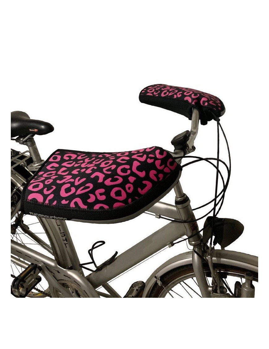MANCHON-PROTEGE MAIN VELO TUCANO CITY NEOPRENE ETANCHE LEOPARD AVEC DOUBLURE THERMIQUE + REFLECHISSANT