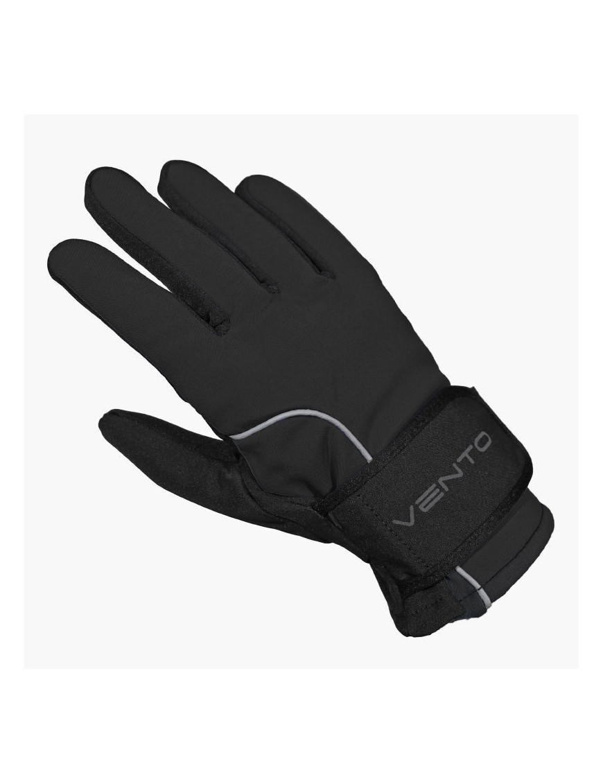 GANTS VELO HIVER LONG VENTO NOIR XL (PAIRE SUR CARTE)