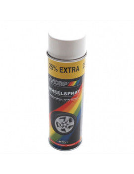Bombe de peinture motip pro jantes blanc spray 500ml (04003)