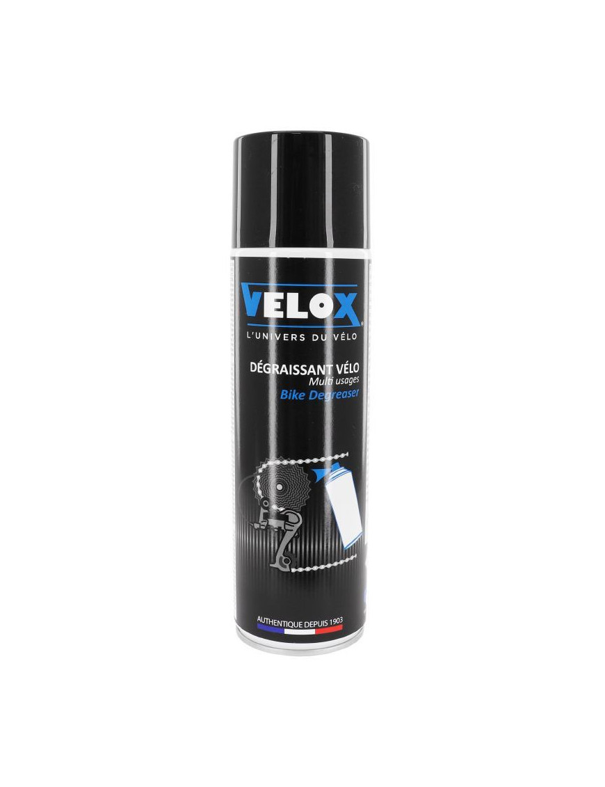 DEGRAISSANT VELO VELOX BIO POUR CASSETTE ET CHAINE (AEROSOL 400ml)
