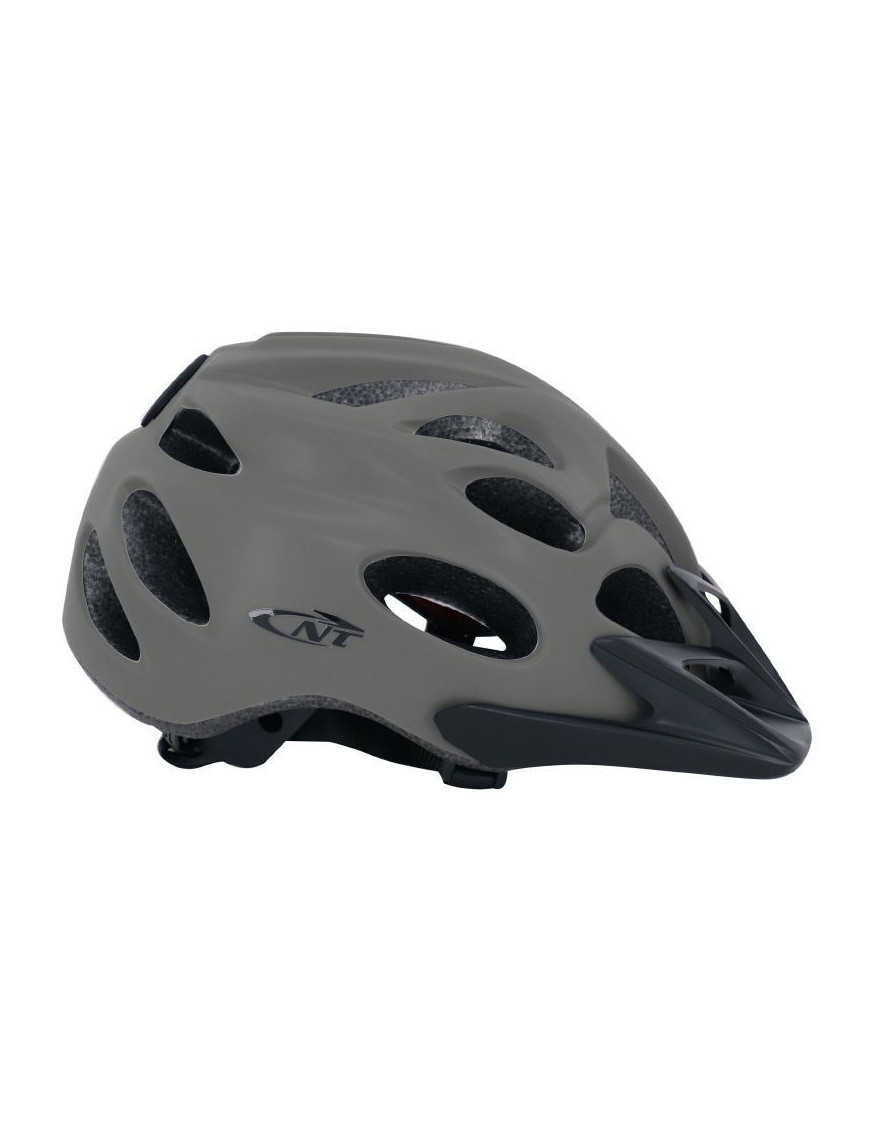 CASQUE VELO ADULTE NEWTON CITY V1 GRIS FONCE MAT AVEC VISIERE ET LOCK TAILLE 55-58 (VENDU EN BOITE)