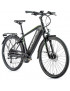 VELO ELECTRIQUE-VAE CITY 28 LEADER FOX SANDY 2021 HOMME NOIR MAT-VERT 7V MOTEUR ROUE AR BAFANG 36V 45Nm BATTERIE 15Ah (20,5'' -