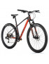 VELO MUSCULAIRE VTT 29 LEADER FOX SONORA 2023 NOIR-ORANGE MAT 8V CADRE 16 POUCES (TAILLE ADULTE 160 à 168 cm)