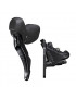 FREIN A DISQUE ROUTE HYDRAULIQUE SHIMANO GRX400 AVANT-GAUCHE 2x10V. GRAVEL DOUBLE NOIR (LEVIER-MANETTE AVEC ETRIER BR-R7070+DUR