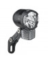 ECLAIRAGE VELO VAE - E-BIKE AVANT SUR FOURCHE SHINY 6-48V 80LUX NOIR COMPATIBLE DYNAMO - POUR VOIR A 100M (VENDU EN BOITE) AVEC