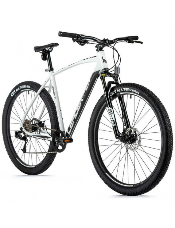 VELO MUSCULAIRE VTT 29 LEADER FOX ESENT 2023 BLANC 8V CADRE 20 POUCES (TAILLE ADULTE 180 à 188 cm)