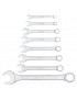 CLES MIXTES PLATES ET POLYGONALES CYCLUS ACIER CHROME (8 PIECES)