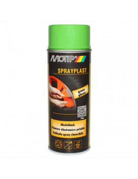 Bombe de peinture motip sprayplast vert brillant spray 400ml (396...