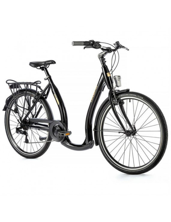 VELO MUSCULAIRE CITY BIKE 26 LEADER FOX EMA 2023 FEMME NOIR 7V CADRE ALU 17 POUCES (TAILLE ADULTE 165 à 173 cm)