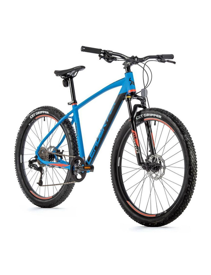 VELO MUSCULAIRE VTT 27,5 LEADER FOX ESENT 2023 BLEU MAT 8V CADRE 16 POUCES (TAILLE ADULTE 160 à 168 cm)