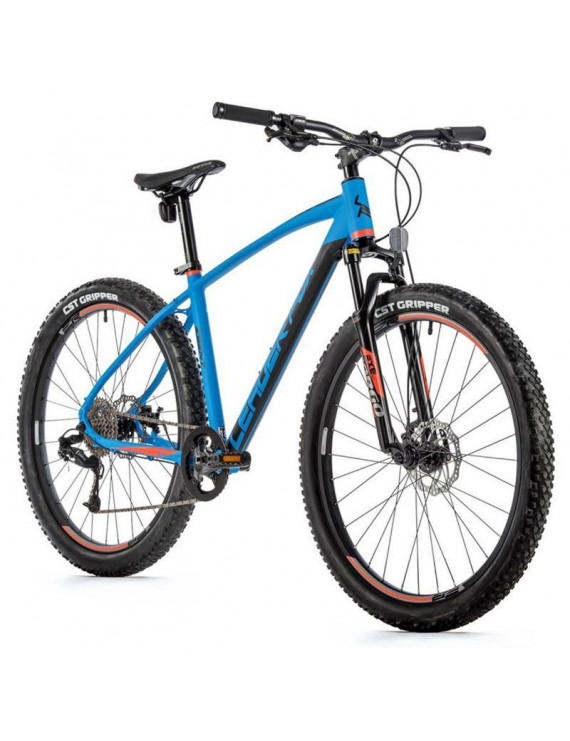 VELO MUSCULAIRE VTT 27,5 LEADER FOX ESENT 2023 BLEU MAT 8V CADRE 16 POUCES (TAILLE ADULTE 160 à 168 cm)