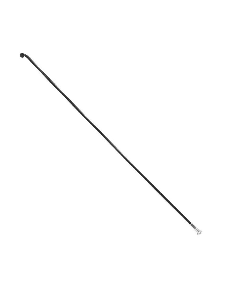 RAYON LEADER FOX NOIR TETE COUDEE LG 233 DIAM 2.3mm (VENDU A L'UNITE) POUR SANDY - INDUKTORA -BARNET - NARA - PARK CITY