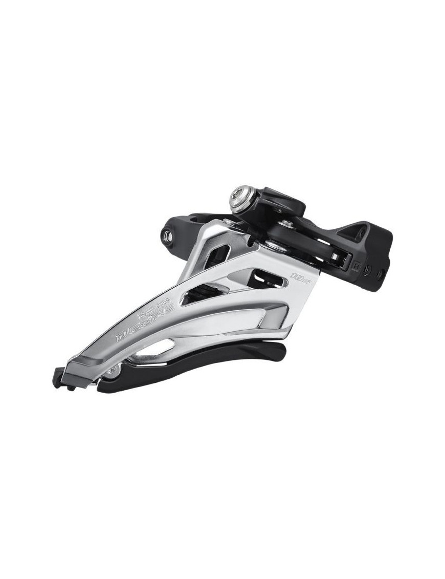 DERAILLEUR VTT AVANT SHIMANO DEORE M4100 2x10 COLLIER BAS 28.6 à 34.9 TIRAGE AVANT