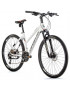 VELO MUSCULAIRE VTC 28 LEADER FOX SUMAVA 2023 FEMME BLANC MAT 9V CADRE 16,5 POUCES (TAILLE ADULTE 160 à 168 cm)