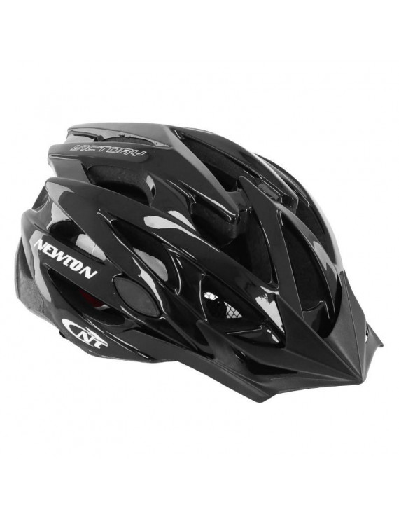 CASQUE VELO ADULTE NEWTON ROUTE-VTT VICTORY NOIR TAILLE 58-61 AVEC VISIERE ET LOCK (VENDU EN BOITE)