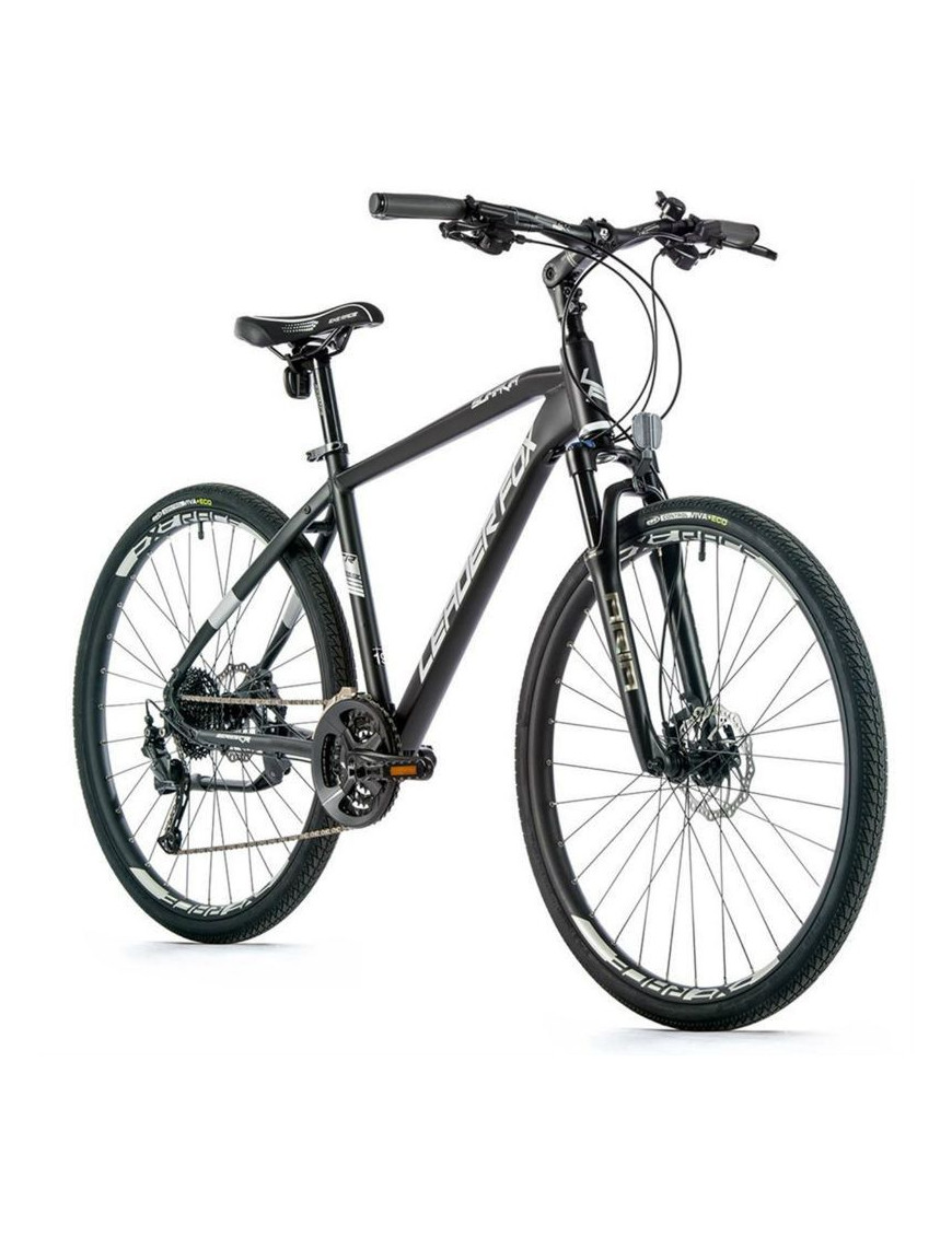 VELO MUSCULAIRE VTC 28 LEADER FOX SUMAVA 2023 HOMME NOIR MAT 9V CADRE 20,5 POUCES (TAILLE ADULTE 183 à 188 cm)