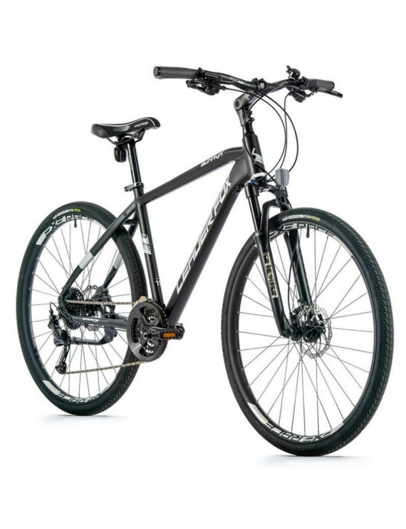VELO MUSCULAIRE VTC 28 LEADER FOX SUMAVA 2023 HOMME NOIR MAT 9V CADRE 20,5 POUCES (TAILLE ADULTE 183 à 188 cm)