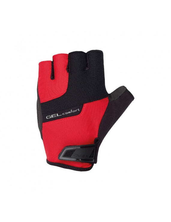 GANTS VELO COURT CHIBA GEL CONFORT NOIR-ROUGE    M PROTECT CANAL CARPIEN  (PAIRE SUR CARTE) - QUALITE ALLEMANDE -