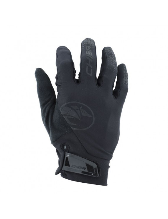 GANTS VELO CITY LONG CHIBA TOURING BIOXCELL NOIR LONG   S (PAIRE SUR CARTE) AVEC RENFORTS PAUME DE MAIN - QUALITE ALLEMANDE -