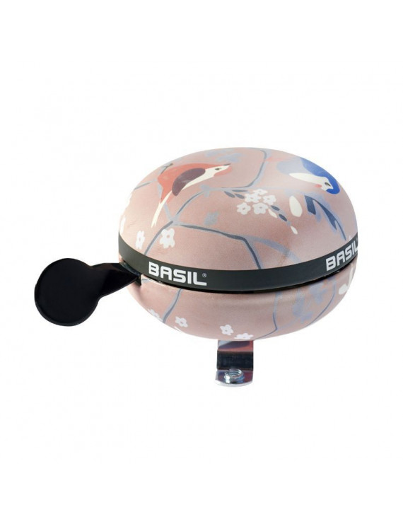 SONNETTE TIMBRE BASIL WANDERLUST ROSE ORCHIDEE DIAM 80mm (VENDU A L'UNITE) FIXATION 22,2-25,4mm