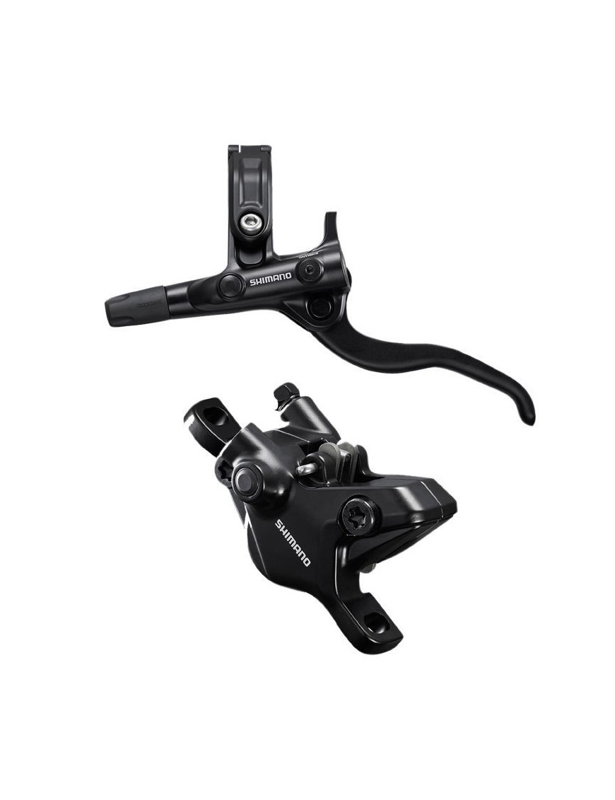 FREIN A DISQUE VTT HYDRAULIQUE SHIMANO DEORE M4100 AVANT NOIR DURITE SYSTEME DOUBLE PISTON 1000MM (SANS DISQUE)