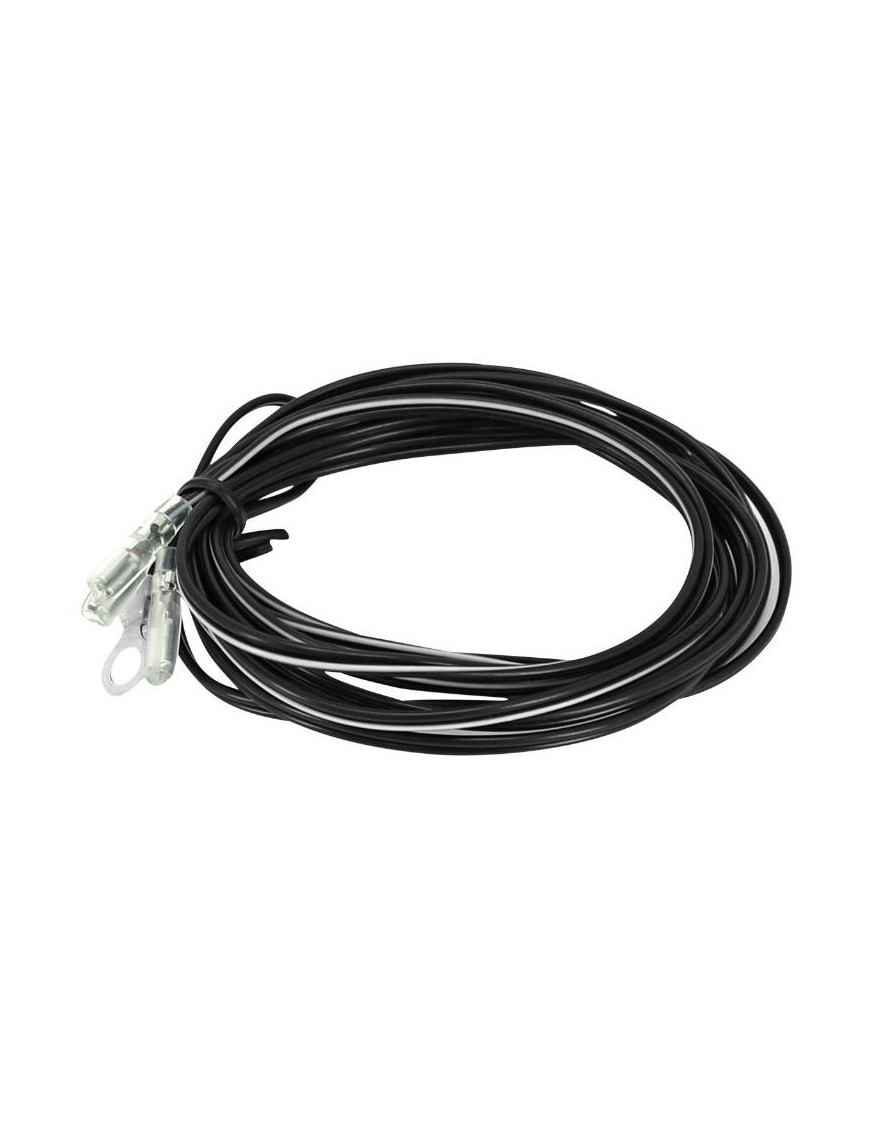 FIL ELECTRIQUE VELO NOIR DOUBLE (AVEC 2 FILS) 2.50M (VENDU AU SACHET)