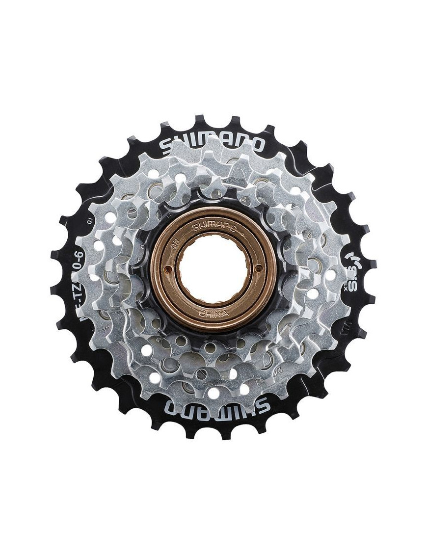 ROUE LIBRE  6V. SHIMANO 14-28 ARGENT