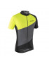 MAILLOT GIST HOMME FLOW MANCHES COURTES ZIP TOTAL JAUNE FLUO-NOIR-GRIS  M    -5348