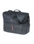 "SAC VELO BASIL B-SAFE NOIR GRAPHITE WATERPROOF 17L FIXATION LATERAL SUR PORTE BAGAGE SYSTEME CROCHET HOOK POUR PORTABLE 16""  