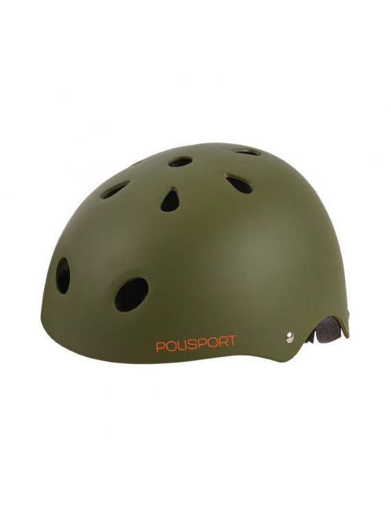 CASQUE VELO CITY JUNIOR POLISPORT URBAN RADICAL VERT TAILLE 53-55 SYSTEM QUICK LOCK