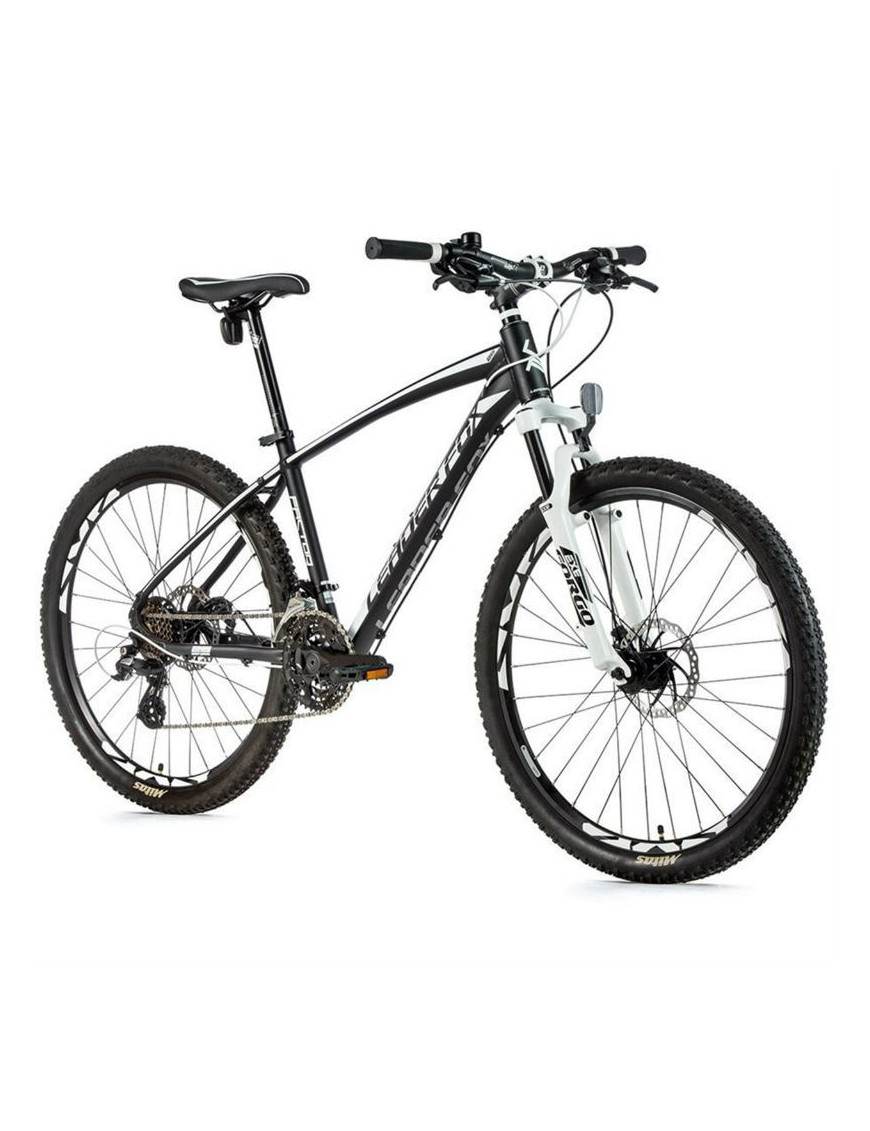 VELO MUSCULAIRE VTT 26 LEADER FOX FACTOR 2022 NOIR MAT-BLANC 7 V CADRE ALU 20 POUCES (TAILLE ADULTE 180 à 188 cm)