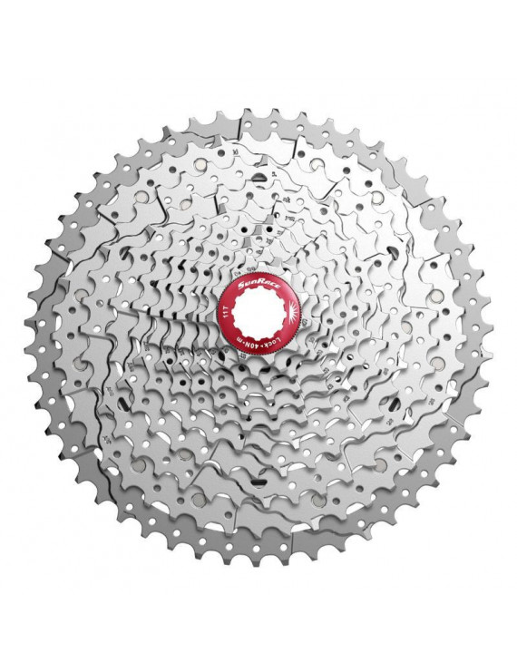 CASSETTE 11V. SUNRACE MX8 11-51 VTT POUR SHIMANO METALLIC (LIVRE EN BOITE)