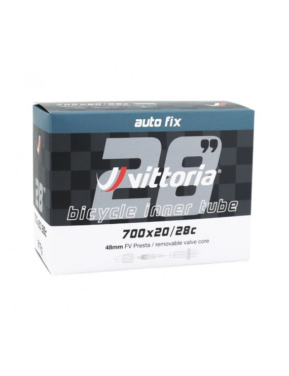 CHAMBRE A AIR VELO 700 x 20-28 VITTORIA VALVE PRESTA AUTOREPARANTE AVEC LIQUIDE LATEX ANTI-CREVAISON