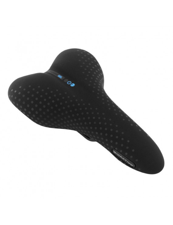 SELLE SAN MARCO BIOAKTIVE TREKKING GEL HOMME NOIR ATHLETIC RAIL ACIER 400g 164x277m (SUR CARTE)