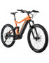 VELO ELECTRIQUE-VAE VTT 29 LEADER FOX AYRA 2022 TOUT SUSPENDU HOMME ORANGE 11V MOTEUR CENTRAL PANASONIC GX ULTIMATE 36V 90Nm BA