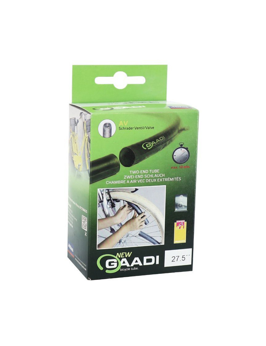 CHAMBRE A AIR VELO POUR VAE-E-BIKE 27.5 x 1.90-2.10 MITAS (50-54-584) VALVE STANDARD (PERMET DE MONTER LA CHAMBRE A AIR SANS DE