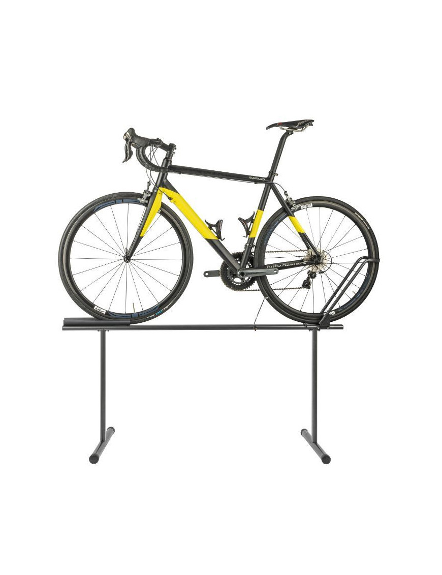 PRESENTOIR DE MAGASIN HORIZONTAL POUR VELO NOIR BRILLANT HAUTEUR 65cm -GIST-