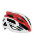 CASQUE VELO ADULTE GIST E-BIKE PLANET BLANC-ROUGE IN-MOLD TAILLE 52-58 REGLAGE MOLETTE 212GRS