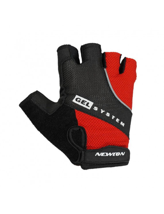 GANTS VELO COURT NEWTON GEL NOIR-ROUGE XL  (PAIRE SUR CARTE)