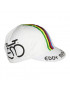 CASQUETTE VELO EQUIPE VINTAGE MERCKX CHAMPION DU MONDE BLANC