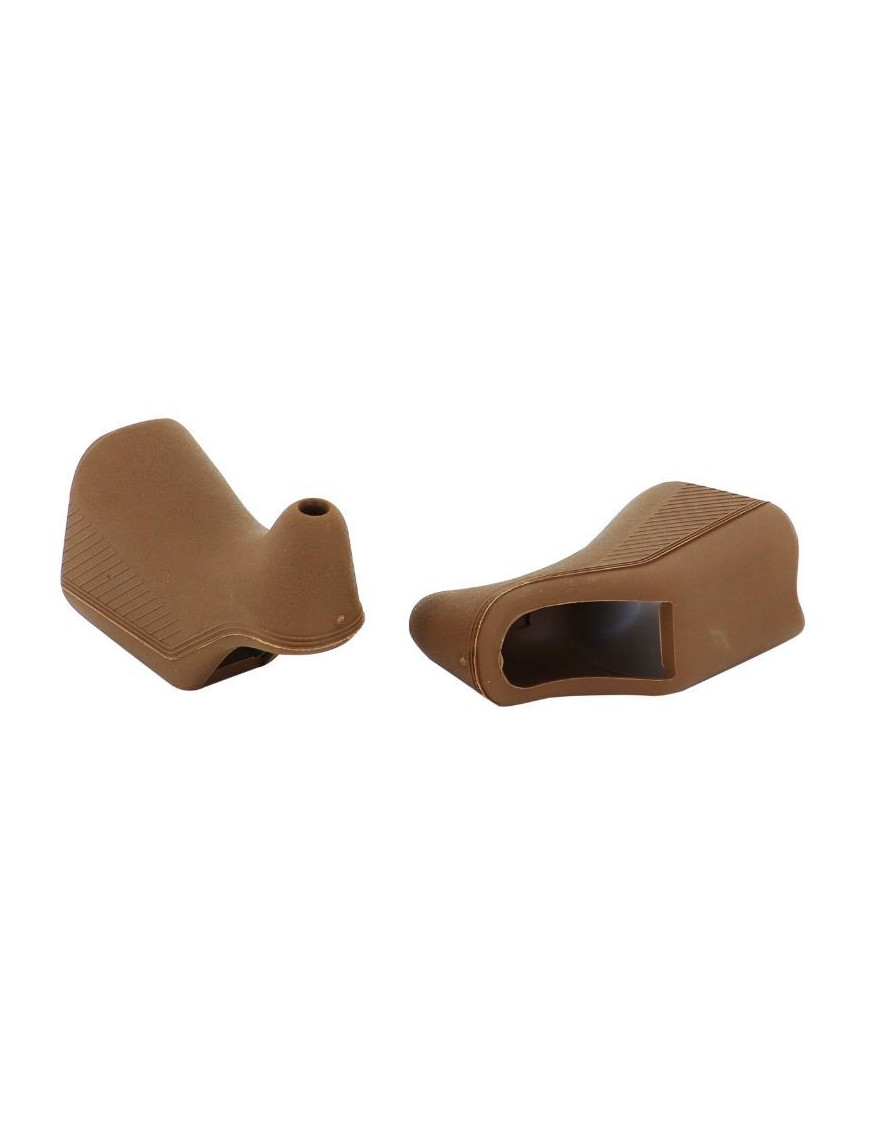 REPOSE MAIN VINTAGE MARRON POUR CABLE EXTERIEUR (PAIRE)