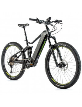 VELO ELECTRIQUE-VAE VTT 29 LEADER FOX ARRAN 2022 TOUT SUSPENDU HOMME GRIS 10V MOTEUR CENTRAL PANASONIC GX ULTIMATE 36V 90Nm BAT