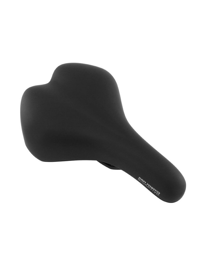 SELLE SAN MARCO BIOAKTIVE SPORT MEMOIRE DE FORME FEMME NOIR ATHLETIC RAIL ACIER 350g 170x250mm   (SUR CARTE)