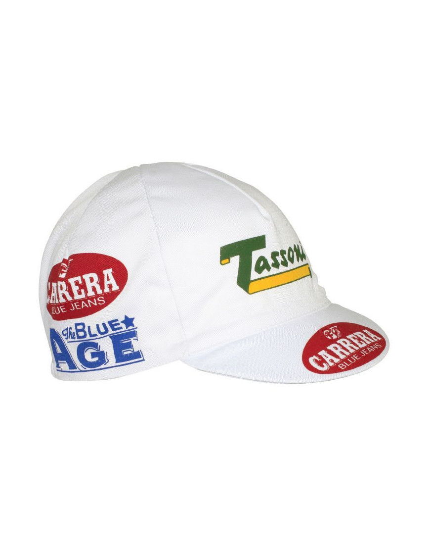 CASQUETTE VELO EQUIPE VINTAGE CARRERA BLANC