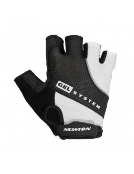 GANTS VELO COURT NEWTON GEL NOIR-BLANC L  (PAIRE SUR CARTE)